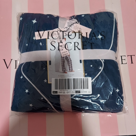 Victoria secret Flannel pj set size XXL NWT - Picture 5 of 12